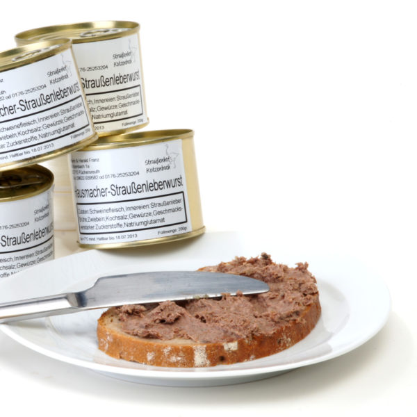 Straussenwurst - Leberwurst
