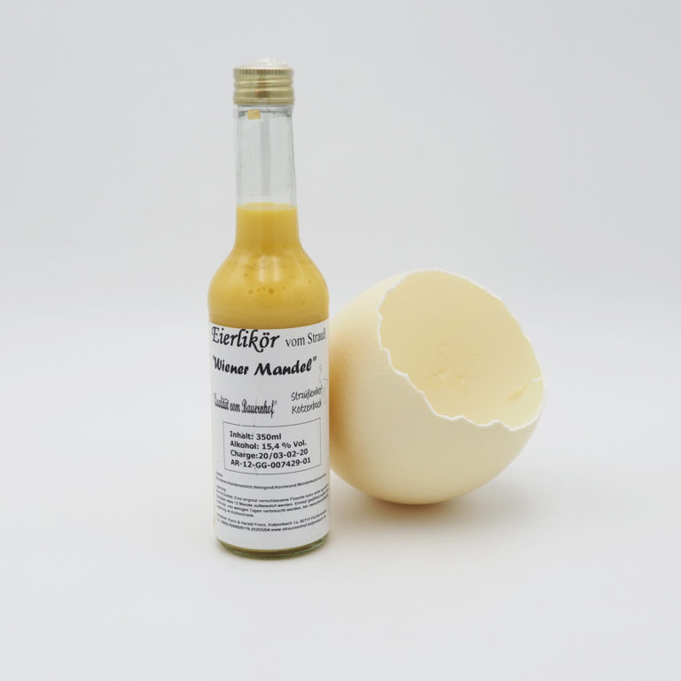 Straußeneierlikör Staußenhof Kotzenbach