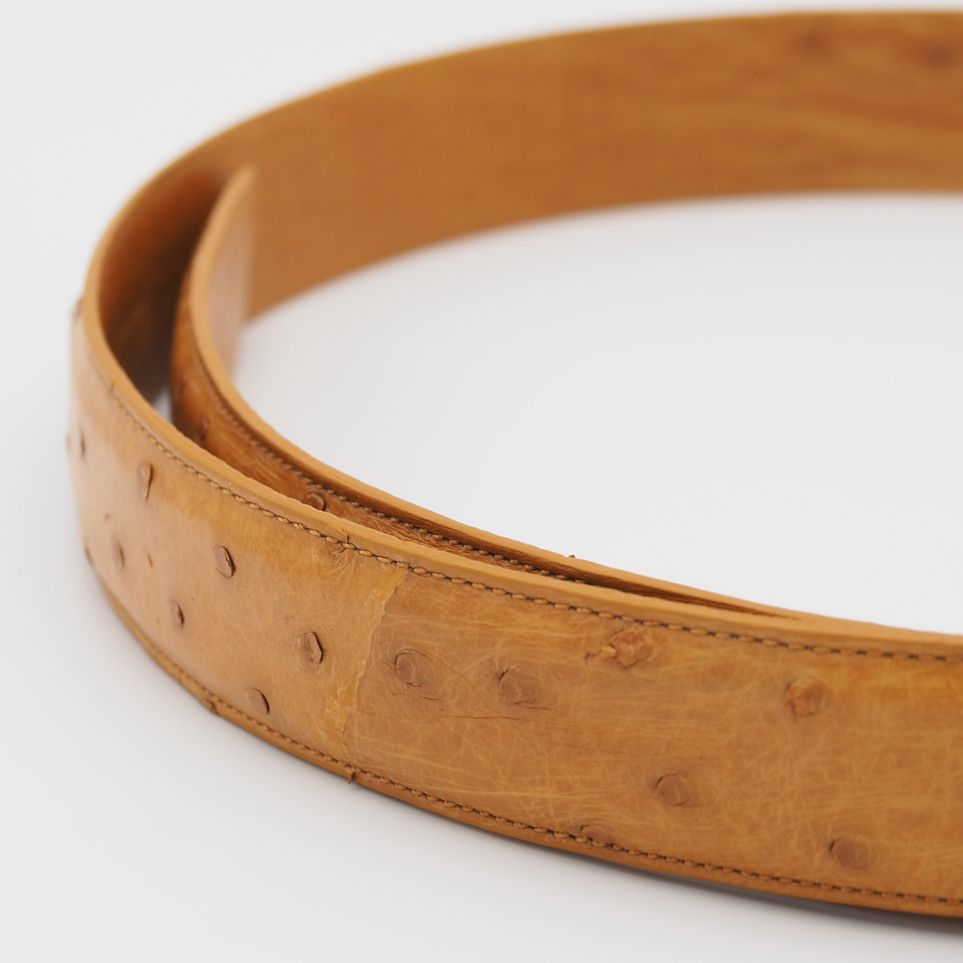 Ledergürtel mit versilberter Dornschließe – Bild 3