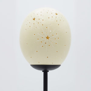 Straußenei Lampe Explosion