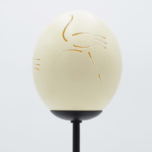 Straußenei Lampe Strauß